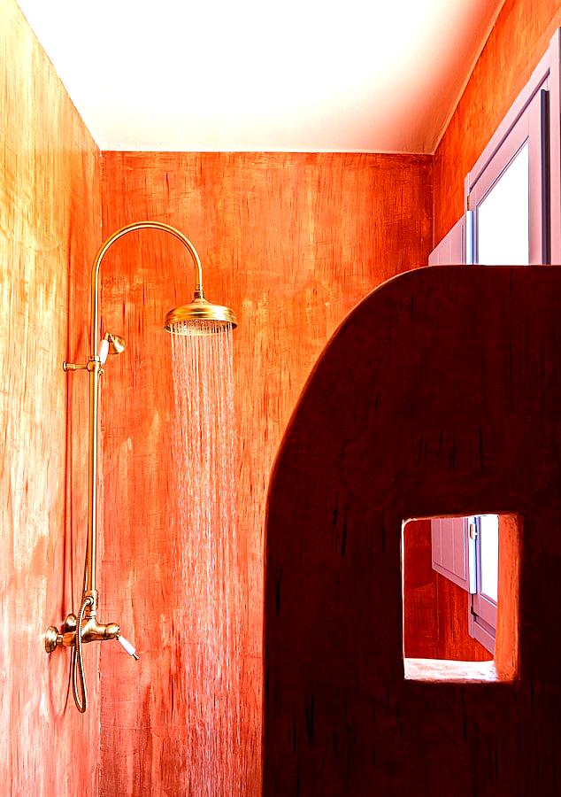 Pink Freud Villas Santorini